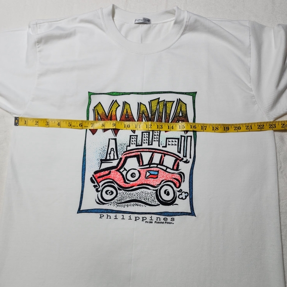 Manila Pusong Pinoy Philippines Vintage Short Sleeve T-shirt - Picture 7 of 12